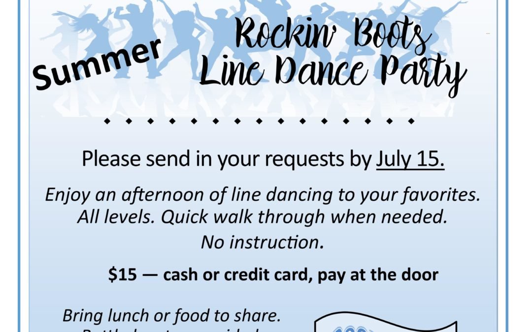 Summer Rockin’ Boots Line Dance Party