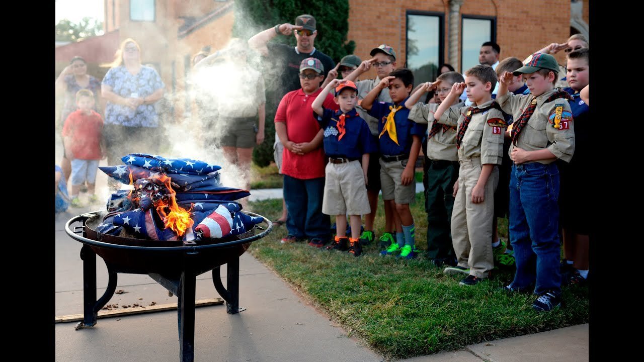 US Flag Retirement