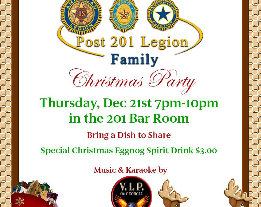 Legion 201 Christmas Party