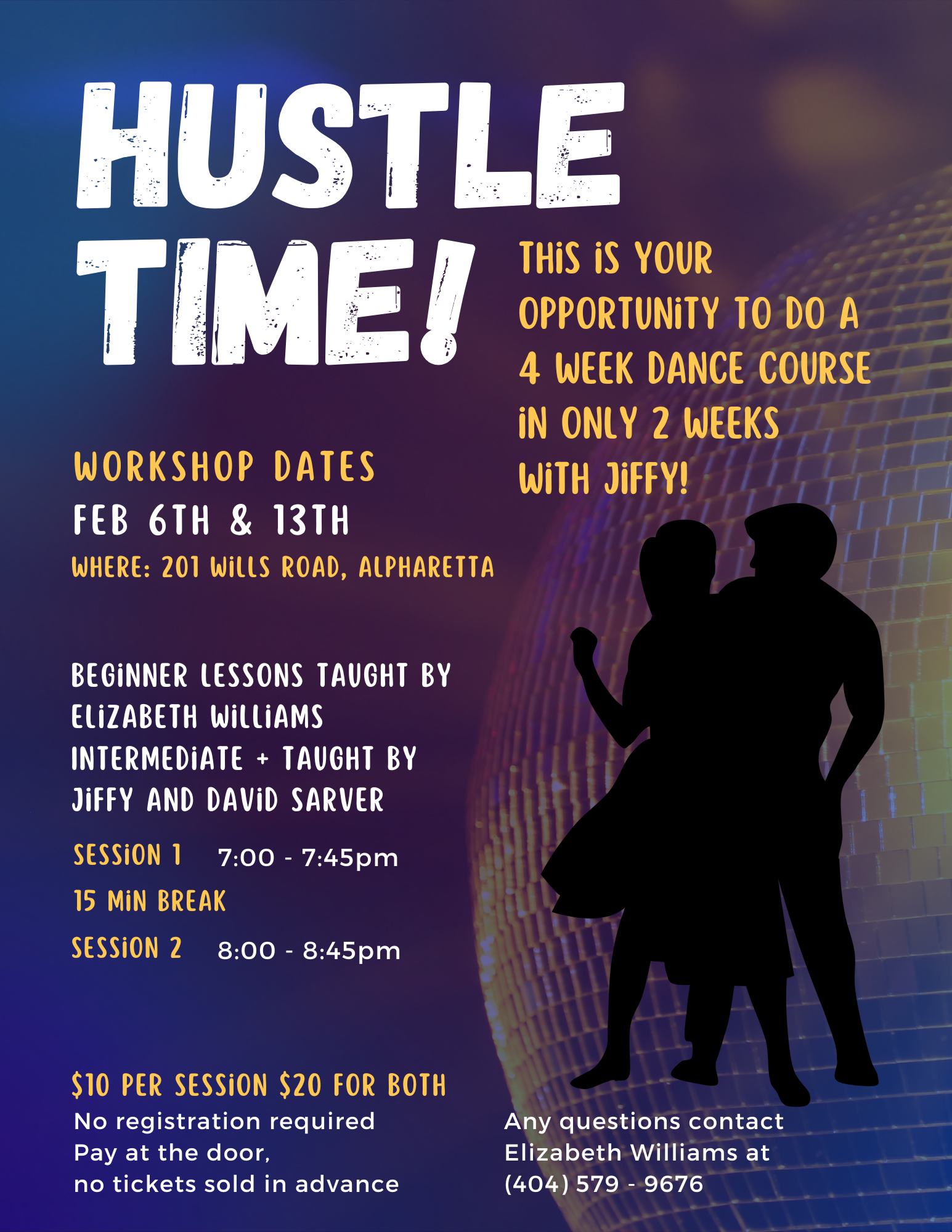 Hustle Time Flyer 2-2025